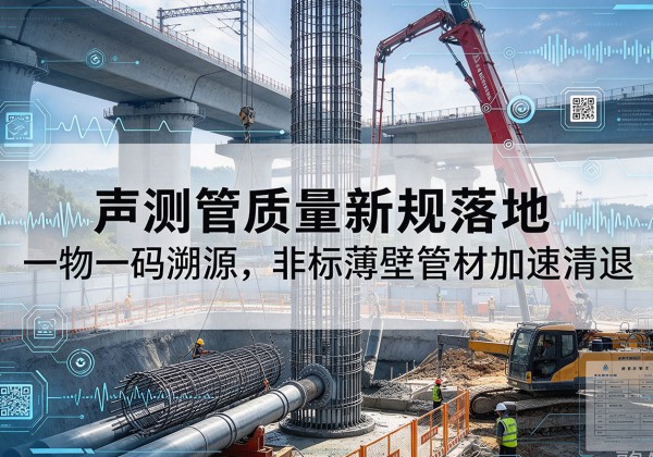 裕民声测管质量新规落地，一物一码溯源，非标薄壁管材加速清退