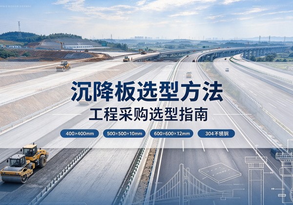 裕民沉降板选择方法